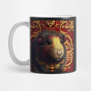 Dark Fantasy Guinea Pig Portrait Mug